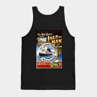 Vintage Travel Poster - Isle of Man Tank Top